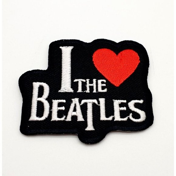 Unbranded Other - Beatles Love Iron or Sew On Patch Embroidered Rock Band Jean Jacket Vest Biker